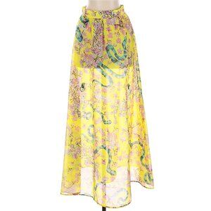 Dauphinette Hitched Skirt in Electric Cherry Blossoms